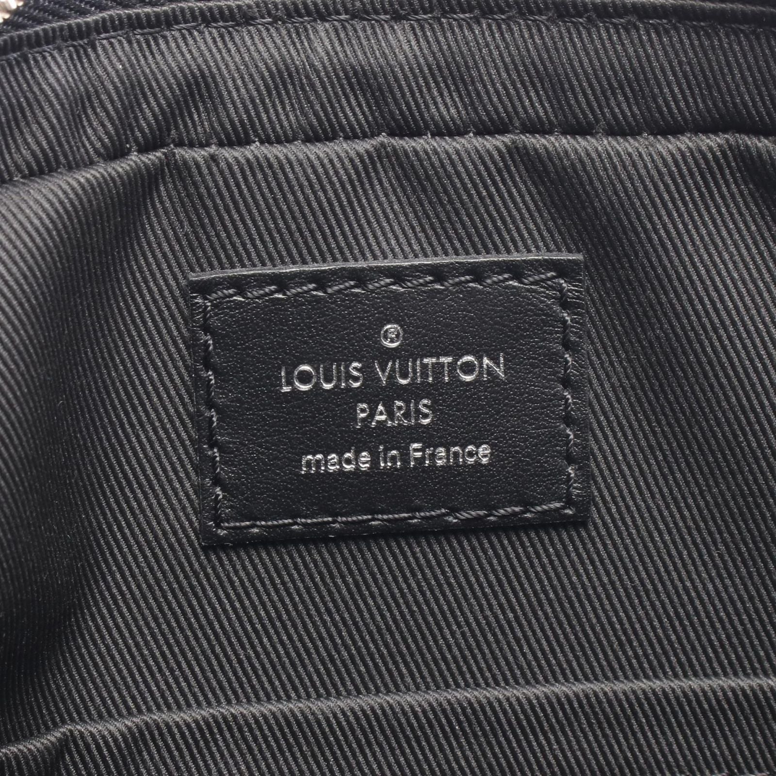 Louis Vuitton Shoulder Bag Trio Messenger Damier Graphite Canvas Leather — view 4