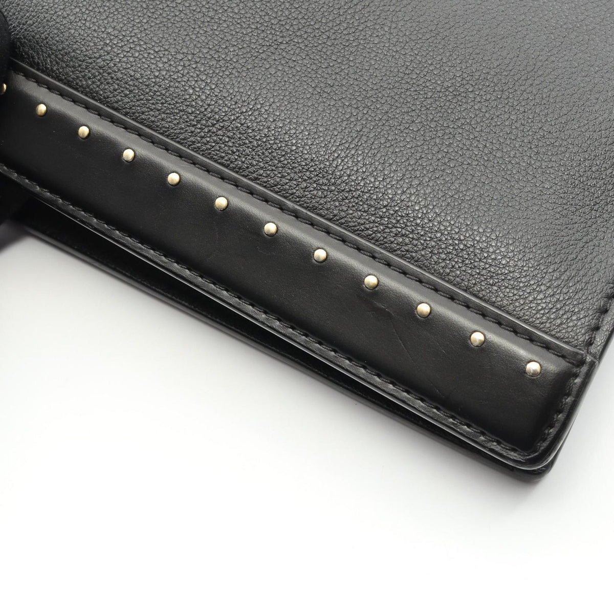 Louis Vuitton Handbag Roulis MM Noir Leather — view 6