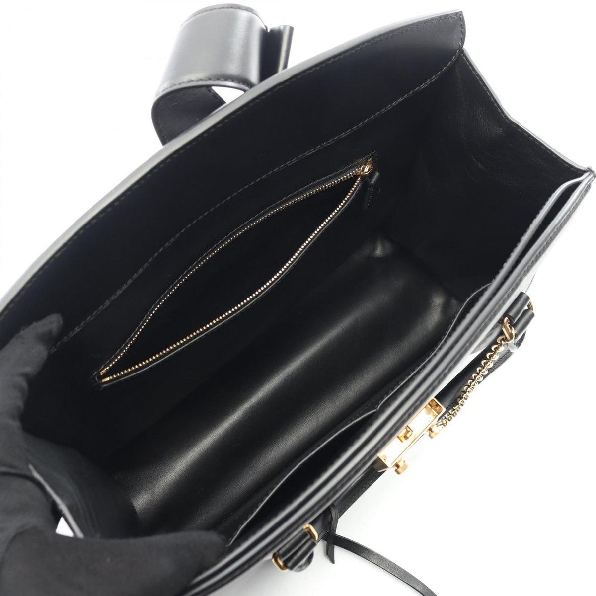 Louis Vuitton Handbag Roulis MM Noir Leather — view 3