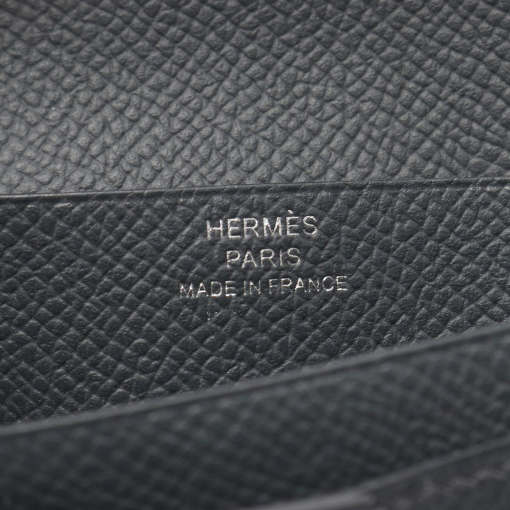 Hermes Bifold Wallet Bearn Compact Grimisty Leather — view 5