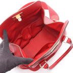 Hermes Handbag Tool Box 20 Vermillion Leather — view 3