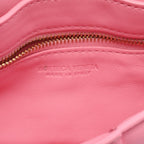 Bottega Veneta Shoulder Bag Padded Cassette Intrecciato Pink Leather Maxi Small — view 4