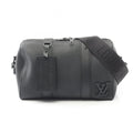 Louis Vuitton Shoulder Bag City Keepall Noir Leather