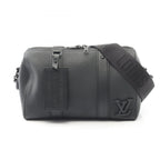 Louis Vuitton Shoulder Bag City Keepall Noir Leather