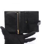 Hermes Bifold Wallet Bearn Compact Black Leather — view 3