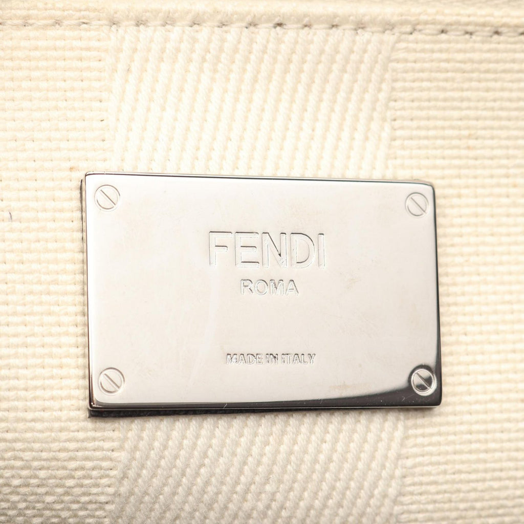 Fendi Tote Peekaboo X-Lite Fit Black Brown Leather — view 4