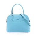 Hermes Handbag Bolide 27 Blue Nole Leather Calf