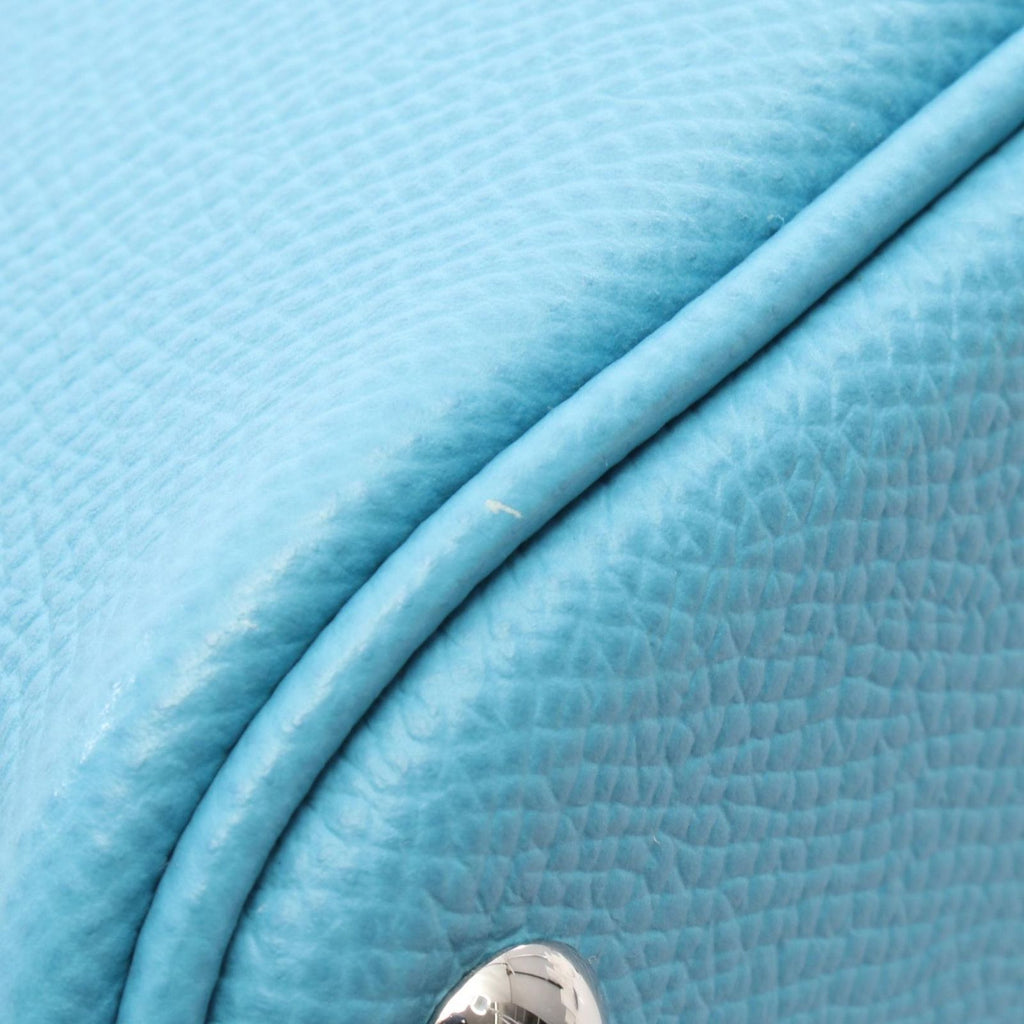 Hermes Handbag Bolide 27 Blue Nole Leather Calf — view 6