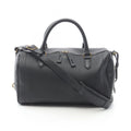 Celine Black Leather 2-Way Boston Bag