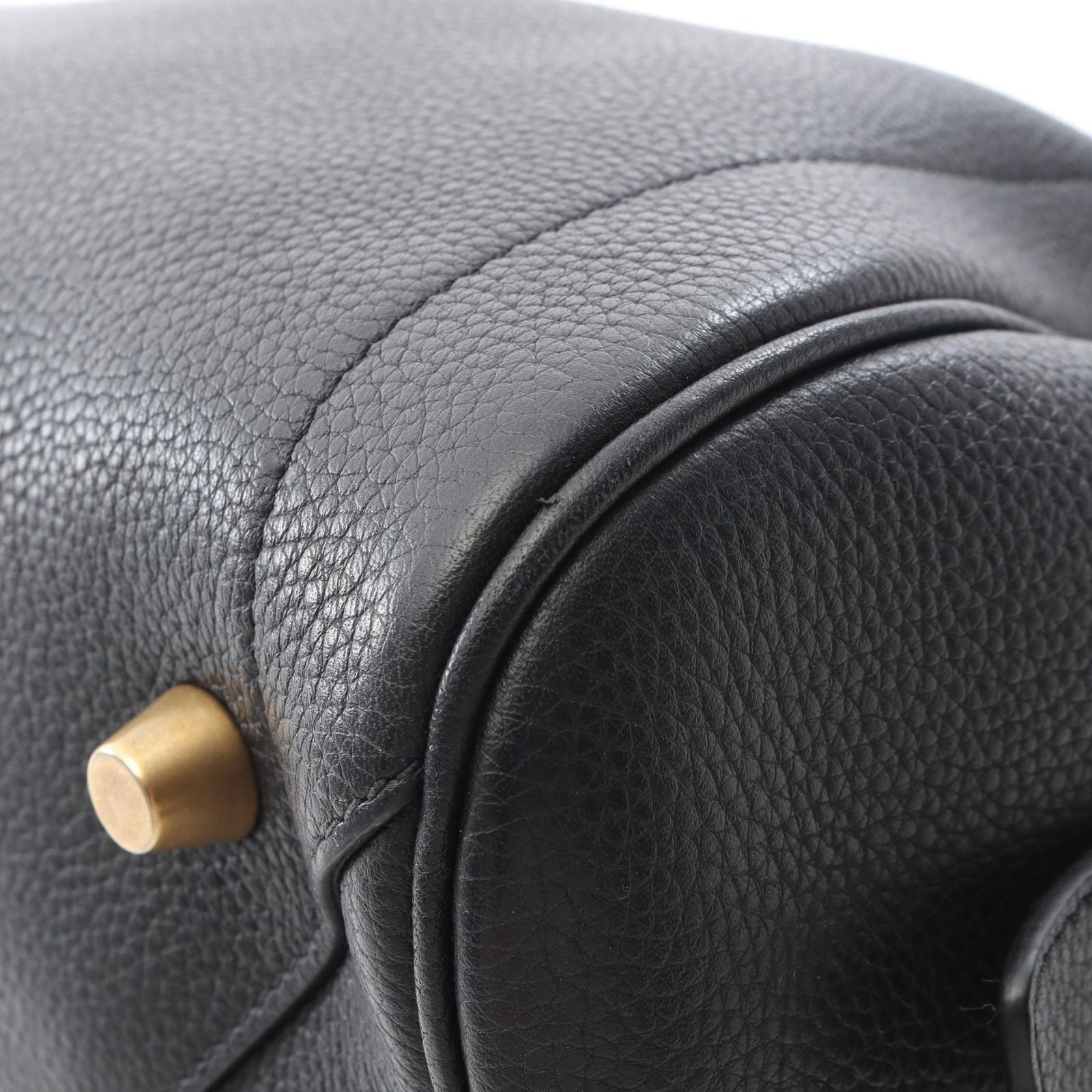 Celine Black Leather 2-Way Boston Bag — view 5