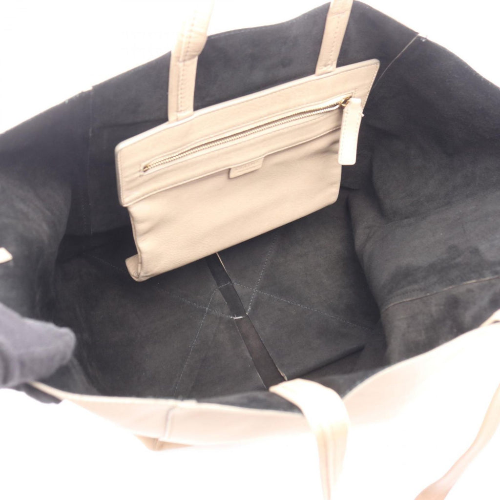 Celine Tote Cabas Phantom Gray Leather — view 3