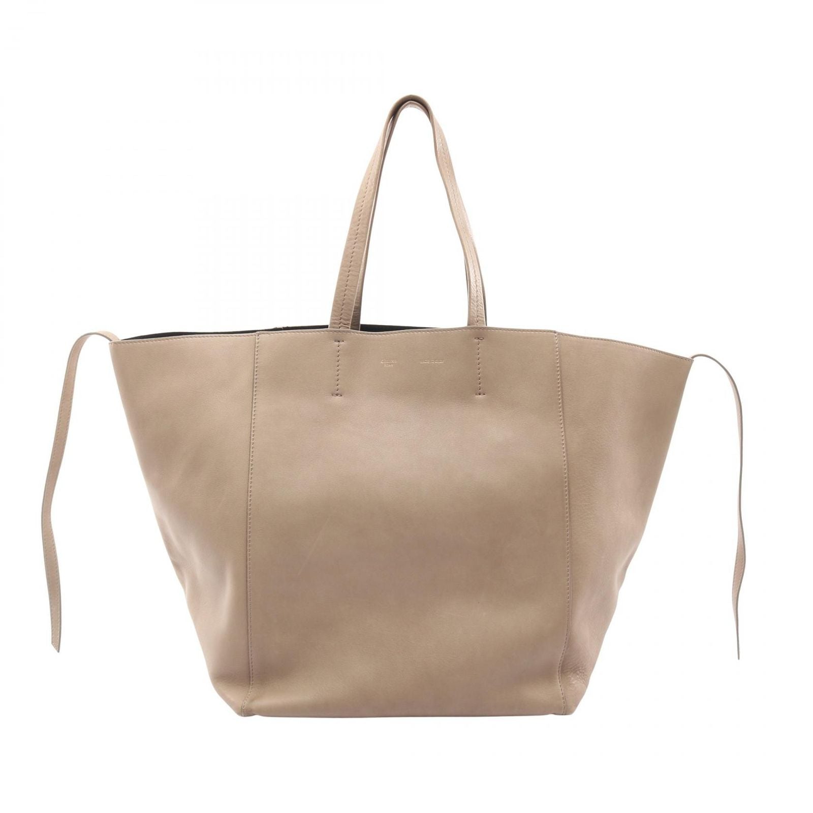 Celine Tote Cabas Phantom Gray Leather