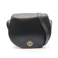Dior Shoulder Bag Black Leather Vintage