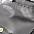 Dior Shoulder Bag Black Leather Vintage — view 7