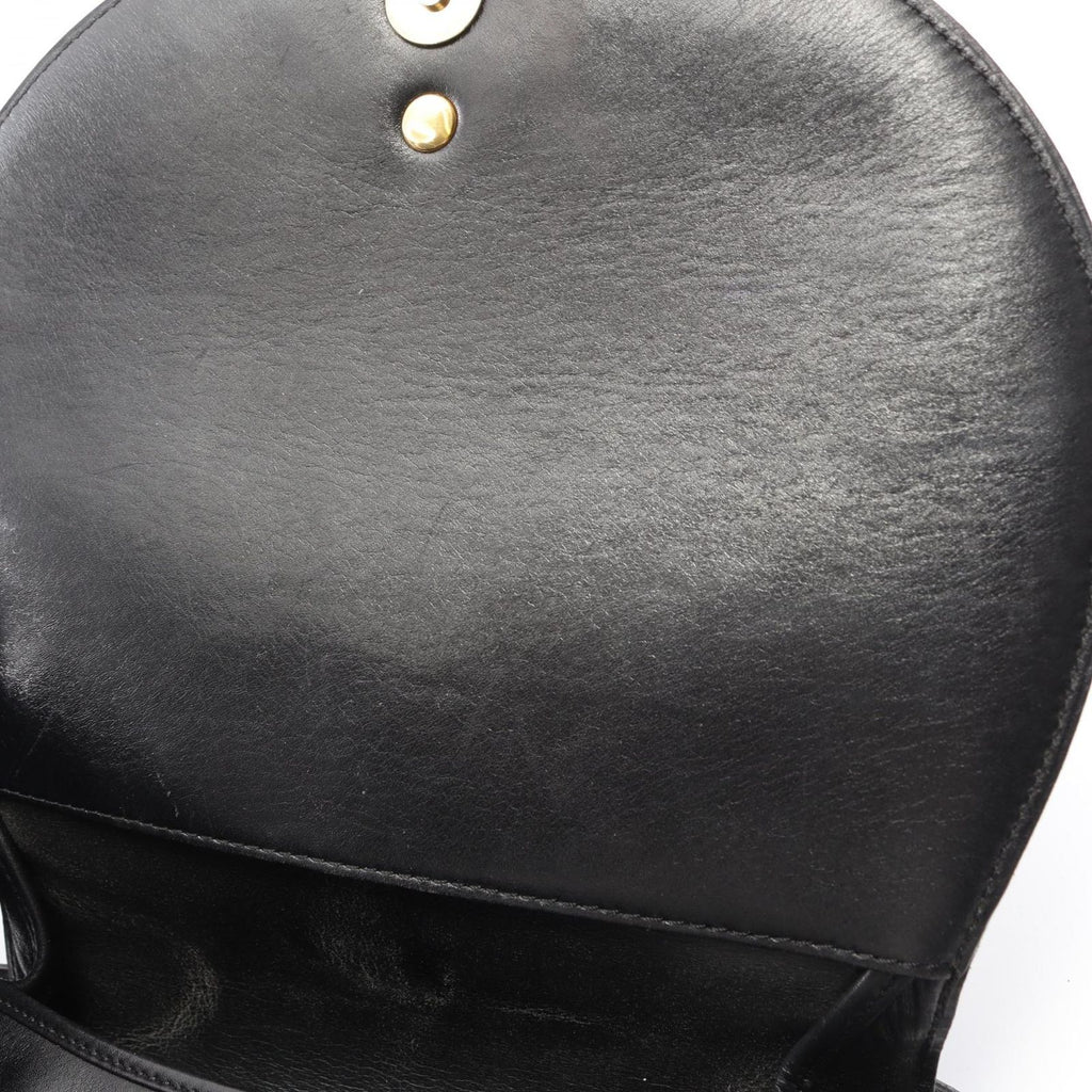 Dior Shoulder Bag Black Leather Vintage — view 8