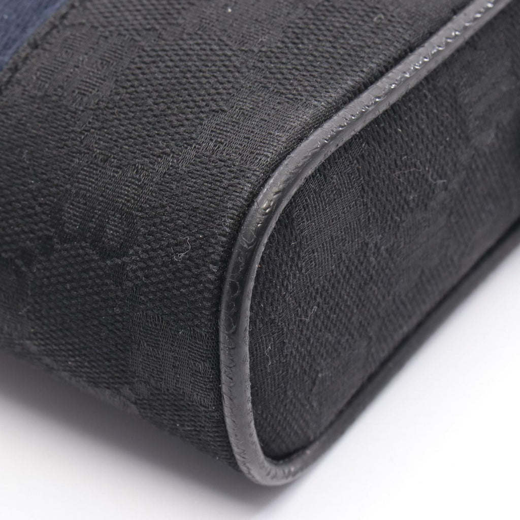 Gucci Shoulder Bag Hacker Project Black Canvas Leather — view 6