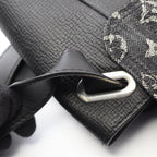 Louis Vuitton Shoulder Bag Besace Tokyo Noir Canvas Leather — view 8