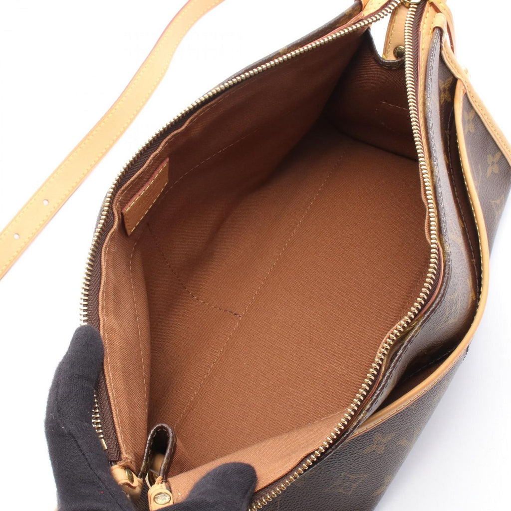 Louis Vuitton Shoulder Bag Popincourt Long Canvas Leather — view 3