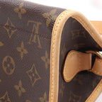 Louis Vuitton Shoulder Bag Popincourt Long Canvas Leather — view 9