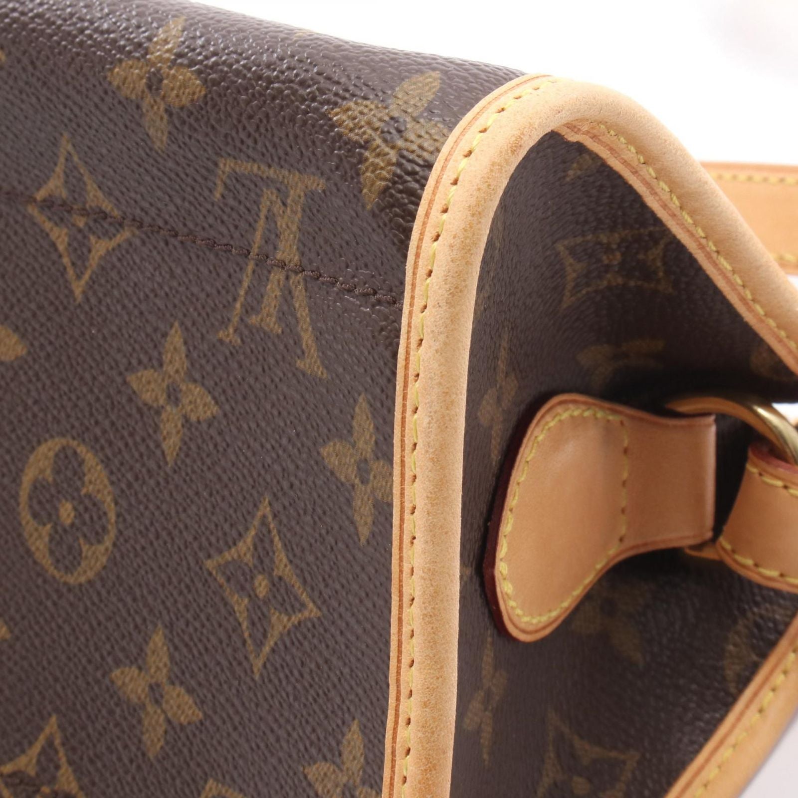 Louis Vuitton Shoulder Bag Popincourt Long Canvas Leather — view 9