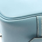 Hermes Handbag Plume 28 Blue Jean Leather Calf — view 8
