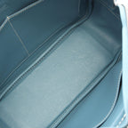 Hermes Handbag Plume 28 Blue Jean Leather Calf — view 7
