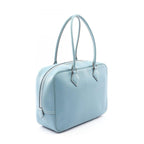 Hermes Handbag Plume 28 Blue Jean Leather Calf — view 2