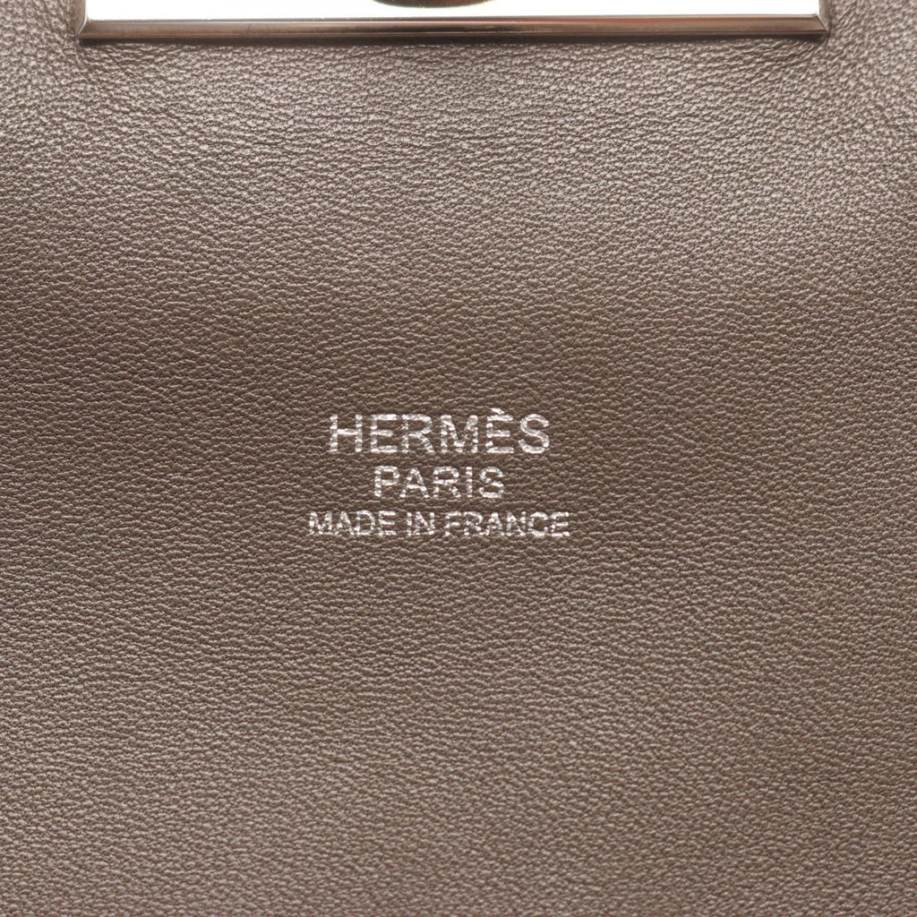 Hermes Handbag Tool Box 26 Etain Leather — view 4