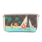 Louis Vuitton Shoulder Bag Pochette Felicity Canvas Leather