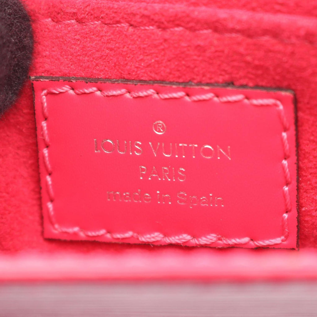 Louis Vuitton Handbag Petite Sac Plat Rose Pondicherry Leather — view 4