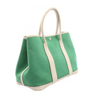 Hermes Tote Garden Party PM Bamboo Beton Canvas Fu — view 2
