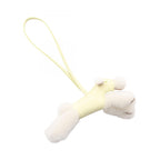 Hermes Charm Buddy Jaune Poussin Shearling Keychain — view 2