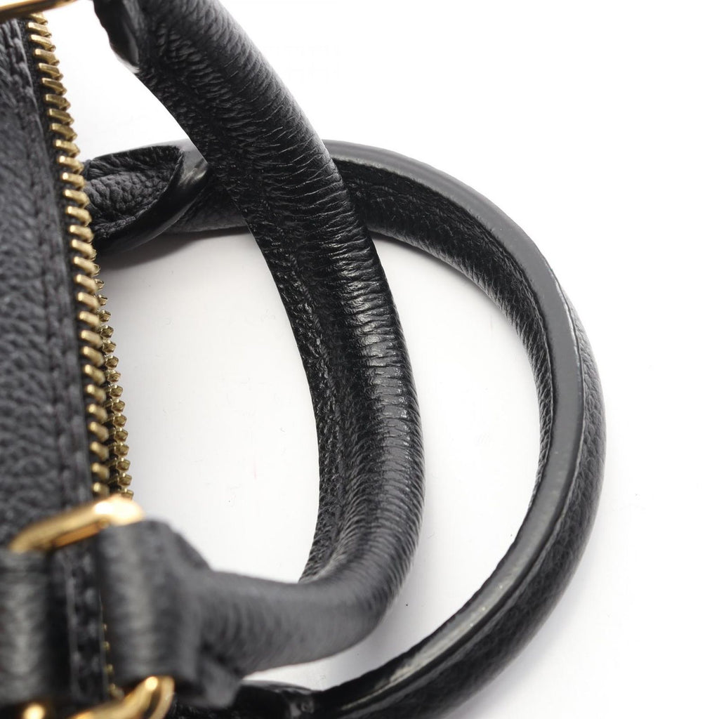 Louis Vuitton Handbag Papillon BB Bicolor Black Beige Leather — view 6