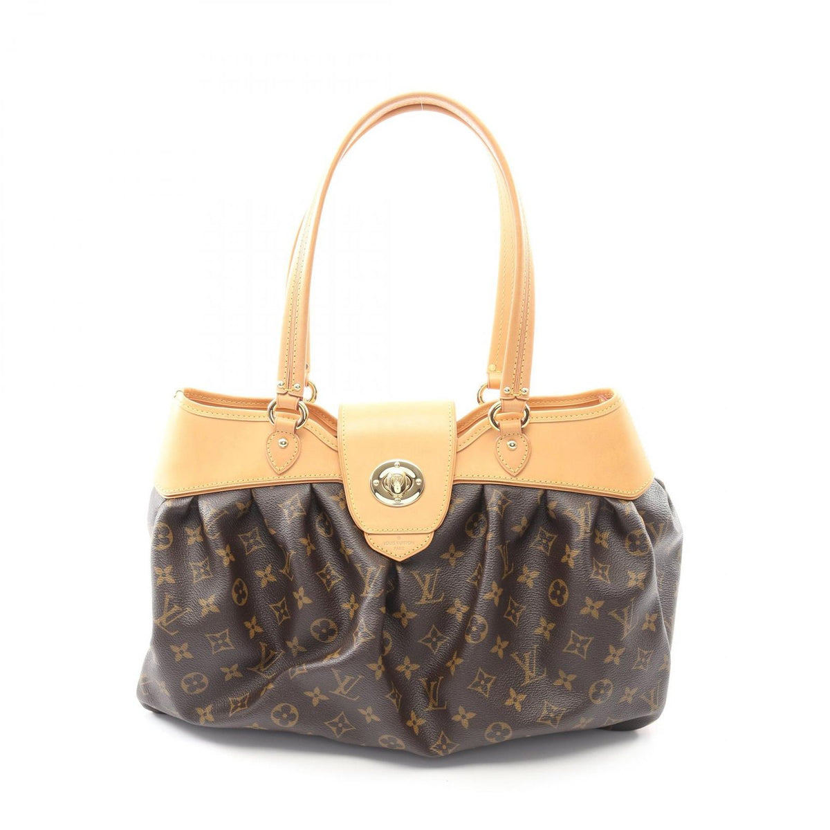 Louis Vuitton Shoulder Bag Boetie MM Canvas Leather