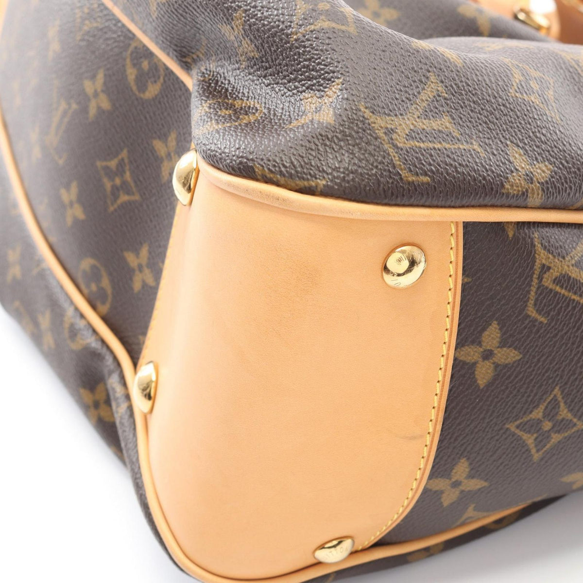 Louis Vuitton Shoulder Bag Boetie MM Canvas Leather — view 8