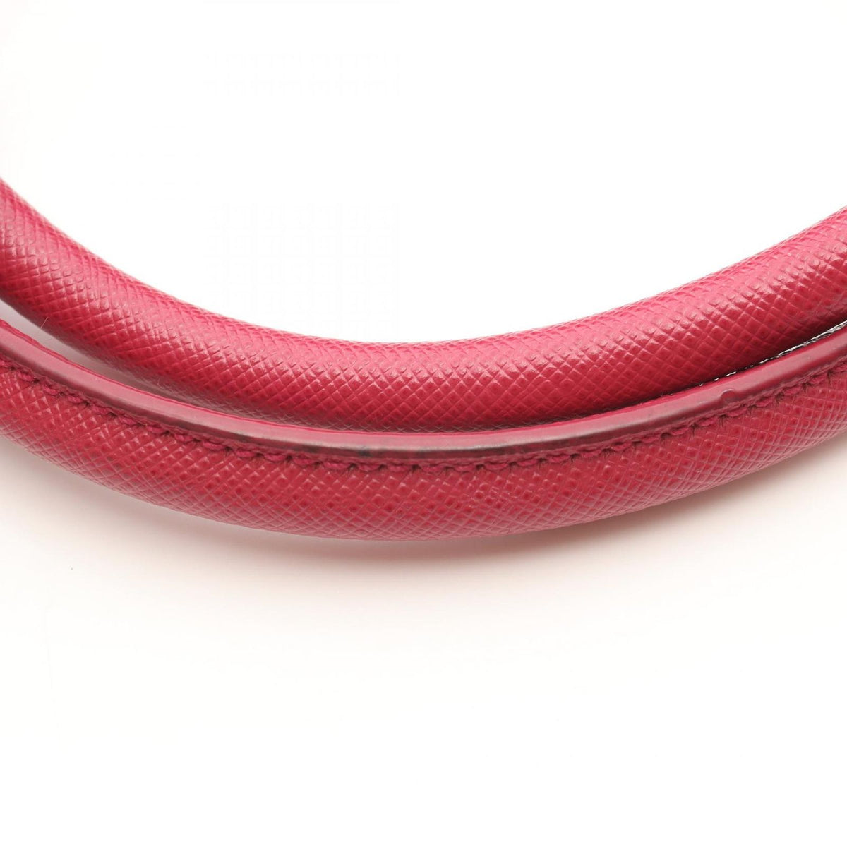 Prada Handbag Tessuto Saffiano Magenta Nylon Leather 2-Way — view 7