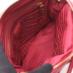 Prada Handbag Tessuto Saffiano Magenta Nylon Leather 2-Way — view 3