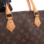 Louis Vuitton Tote Sac Plat Canvas Leather Sac Pla — view 8