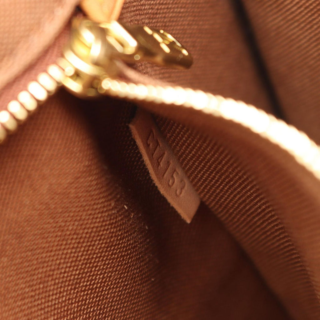 Louis Vuitton Tote Sac Plat Canvas Leather Sac Pla — view 5