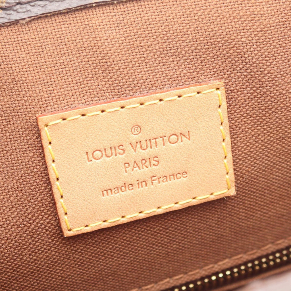 Louis Vuitton Tote Sac Plat Canvas Leather Sac Pla — view 4