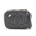 Chanel Shoulder Bag CC Logo Black Lambskin CC Mini