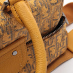 Dior Handbag Rango 26 Yellow Canvas Leather Black — view 6