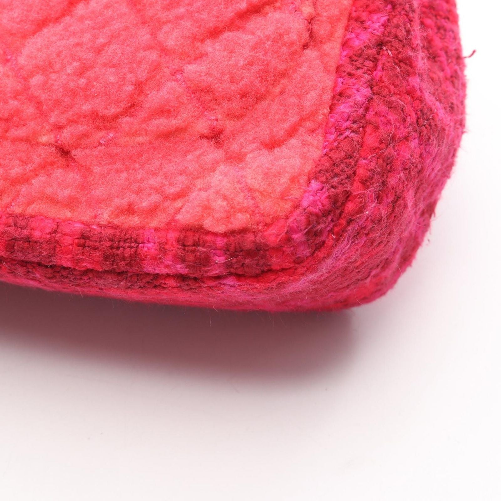 Chanel Shoulder Bag Mini Quilted Pink Fabric Chain — view 7