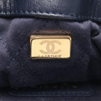 Chanel Backpack 22 Navy Leather 22 Quilted Chain — view 5