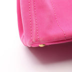 Prada Tote Canapa Fuchsia Pink Canvas 2-Way — view 9