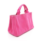 Prada Tote Canapa Fuchsia Pink Canvas 2-Way — view 2