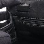 Chanel Shoulder Bag Quilted Black Leather — view 6