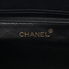 Chanel Shoulder Bag Quilted Black Leather — view 4