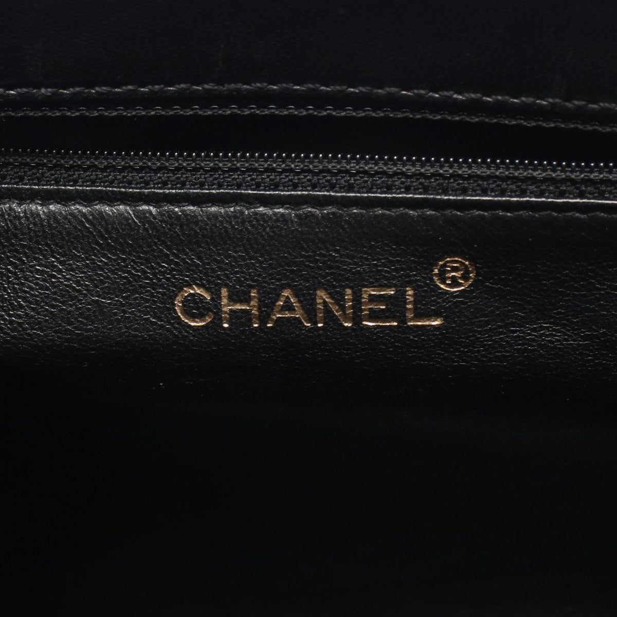 Chanel Shoulder Bag Quilted Black Leather — view 4