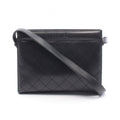Chanel Shoulder Bag Quilted Black Leather